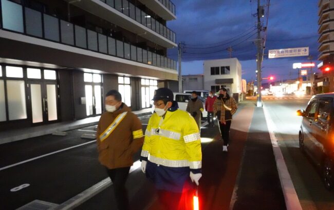 問屋町夜間防犯パトロール